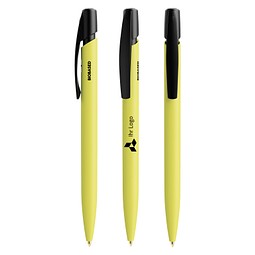 BIC® Media Clic Kugelschreiber gelb, blaue Mine