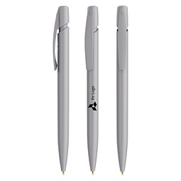 BIC® Media Clic Kugelschreiber grau, blaue Mine