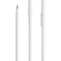 BIC® Round Stic® Ballpen Weiß Blaue Tinte