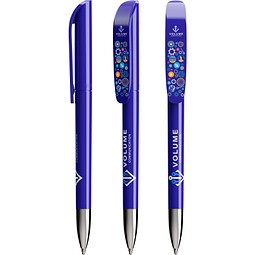 BIC® Super Clip Advance Ballpen Blau Blaue Tinte