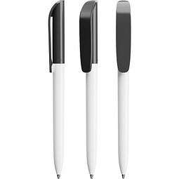 BIC® Super Clip ballpen Dunkelgrau Blaue Tinte