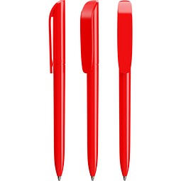 BIC® Super Clip ballpen Rot Blaue Tinte