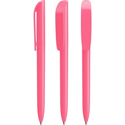 BIC® Super Clip ballpen Säurerosa Blaue Tinte