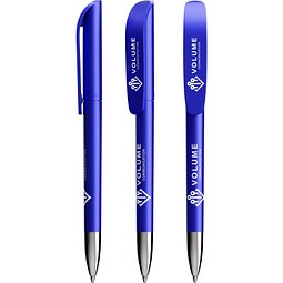 BIC® Super Clip Glacé Advance Blaues Glacé Schwarz Tinte