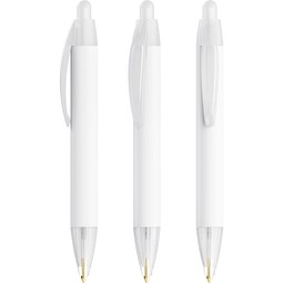 BIC® Wide Body Mini Digital ballpen Gefrostetes Weiß Blaue Tinte