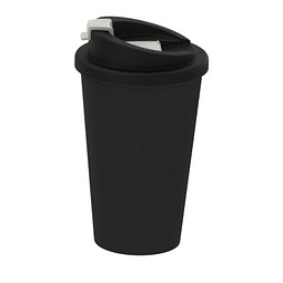 Bio-Kaffeebecher Premium Deluxe, 350 ml, schiefer
