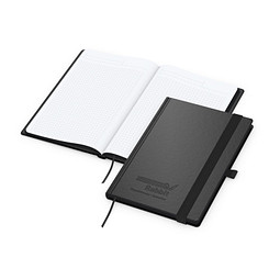 Geiger-Notes Notizbuch Black-Book Bestseller, DIN A5, inkl. Prägung, schwarz