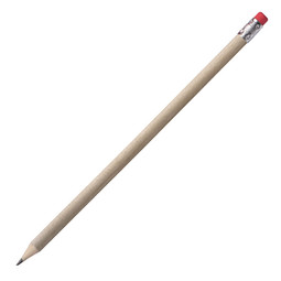 Bleistift mit Radiergummi Hickory, braun