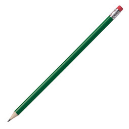 Bleistift mit Radiergummi Hickory, grün