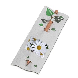 Bleistift im Samenpapieretui - Ostern - Margerite, inkl. Druck, individuell