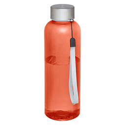 Sport-Werbemittel Bodhi Sportflasche – transparent rot – mit 48h Express-Druck 500 ml rPET BPA-frei nachhaltig für Sportevents & Turniere