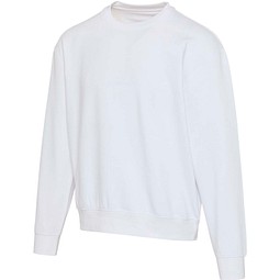 Boris Oversize Sweatshirt mit Rundhalsausschnitt aus recycelter 280 g/m2 Bio Baumwolle (OCS), unisex, weiss, 3XL