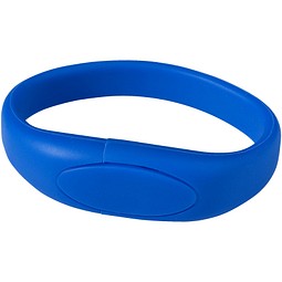 Bracelet USB-Stick, mittelblau, 4GB
