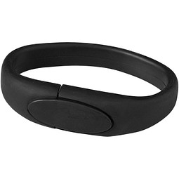 Bracelet USB-Stick, schwarz, 8GB