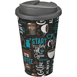 Brite-Americano® 350 ml Isolierbecher mit auslaufsicherem Schraubverschluss, weiss