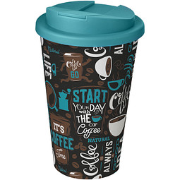 Brite-Americano® 350 ml Isolierbecher mit auslaufsicherem Schraubverschluss, weiss