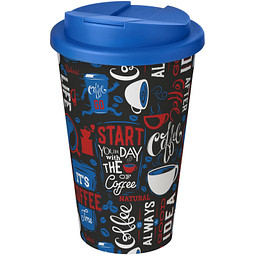 Brite-Americano® 350 ml Isolierbecher mit auslaufsicherem Schraubverschluss, weiss