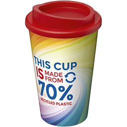 Brite-Americano® Eco 350 ml Isolierbecher, rot