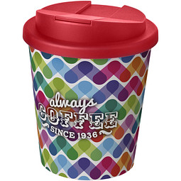 Brite-Americano® Espresso 250 ml Isolierbecher mit auslaufsicherem Schraubverschluss, weiss