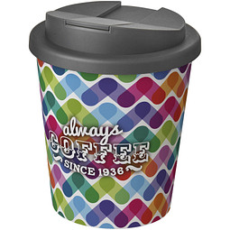 Brite-Americano® Espresso 250 ml Isolierbecher mit auslaufsicherem Schraubverschluss, weiss