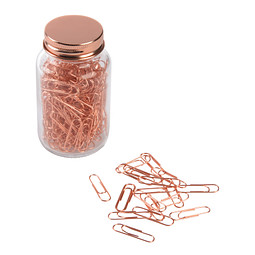 Büroklammern im Glas COPPER CLIP,kupfer