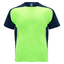 Bugatti Sport T-Shirt für Kinder, Fluor Green / schwarz, 8