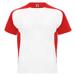Bugatti Sport T-Shirt für Kinder, weiß / rot, 4