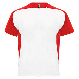 Bugatti T-Shirt Unisex , weiß / rot, XL