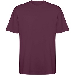Bull Overzise T-Shirt Unisex, Plum red, L