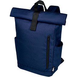 rPET Roll-Top Rucksack Byron,, navy