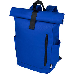 rPET Roll-Top Rucksack Byron, royalblau