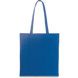 CAIRO. Tragetasche aus recycelter Baumwolle (70%) und polyester (30% rPET) (180 g/m²), Königsblau
