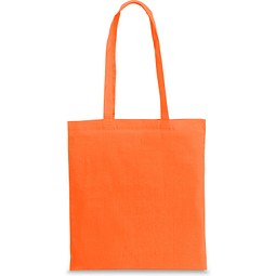 CAIRO. Tragetasche aus recycelter Baumwolle (70%) und polyester (30% rPET) (180 g/m²), Orange