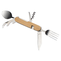 Campingbesteck, beige