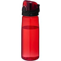 Capri Tritan Sportflasche, 700 ml, transparent rot