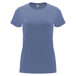 Capri T-Shirt für Damen, Blue Denim, M