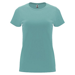 Capri T-Shirt für Damen, Dusty Blue, M
