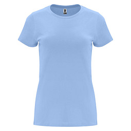 Capri T-Shirt für Damen, himmelblau, 3XL