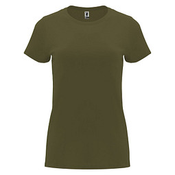 Capri T-Shirt für Damen, Militar Green, 3XL