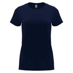 Capri T-Shirt für Damen, Navy Blue, 2XL