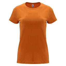 Capri T-Shirt für Damen, orange, S
