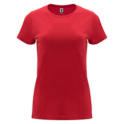 Capri T-Shirt für Damen, rot, M