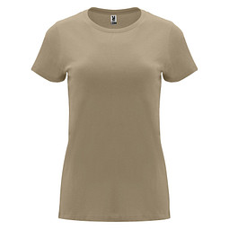Capri T-Shirt für Damen, sand meliert, 3XL