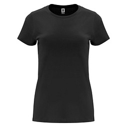 Capri T-Shirt für Damen, schwarz, S