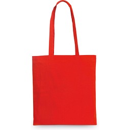 CARACAS. Tragetasche aus 100% Baumwolle (140 g/m²), Rot