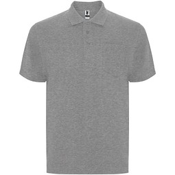 Centauro Premium Poloshirt Unisex, Marl Grey, XL