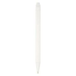 Chartik Kugelschreiber aus recyceltem Papier mit matter Oberfläche, einfarbig, weiss