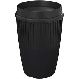 Cirrus 350 ml Becher mit 360°-Deckel, schwarz