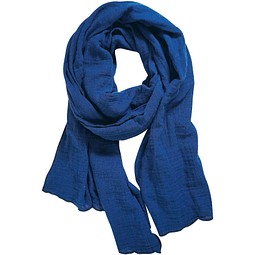 Citizen Green Scarfy 50 × 220 cm Schal aus Baumwolle, blau