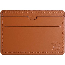 Citizen Green Tintin Kartenetui aus recyceltem Leder, braun